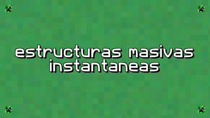 Instant Massive Structures Mod Para Minecratf - imagen 2