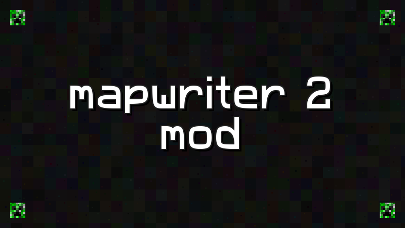 Mapwriter 2 Mod